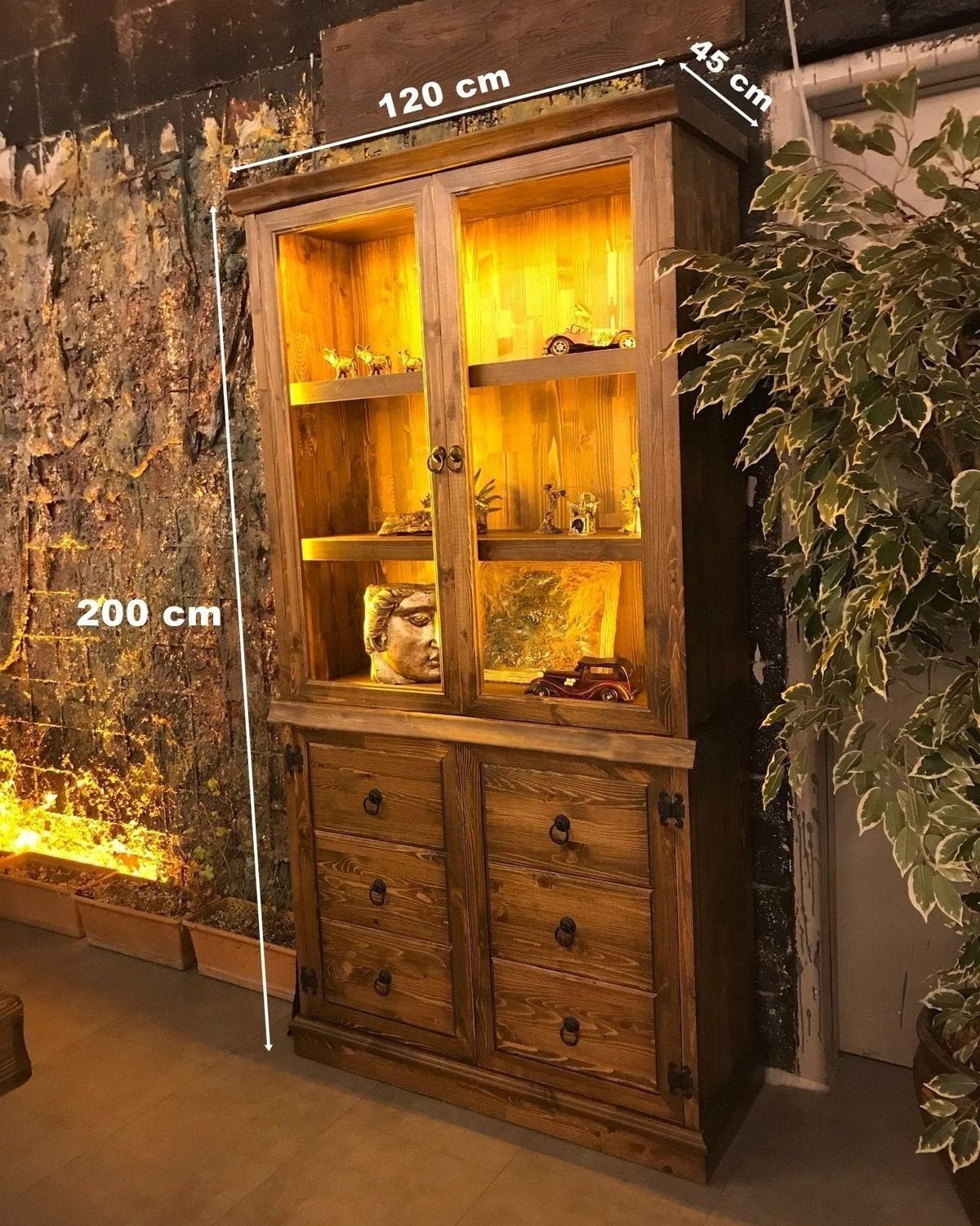 Rubicon Kitaplık (Camsız Kapak)
