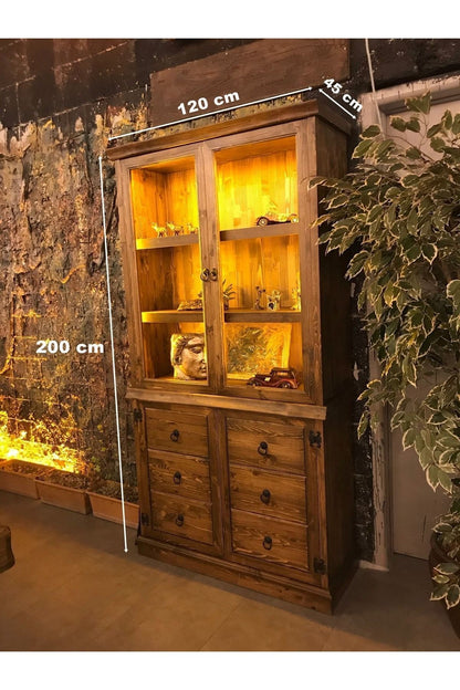Rubicon Kitaplık (Camsız Kapak)