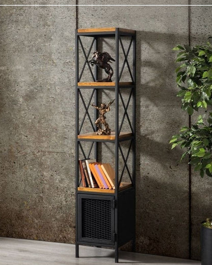 Eiffel-Bücherregal mit 3 Regalen und Schränken