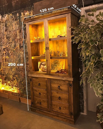 Rubicon Kitaplık (Camsız Kapak)